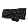 EVOLVEO K1050, tichý set bezdr. klávesnice a K1050-BK-CZ Evolveo