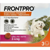 FRONTPRO XS 11 mg žuvacie tablety pre psy 2–4 kg, 3 tbl. (ako Nexgard)