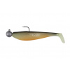Fox Rage Bulk Loaded Zander Pro Shads UV Hot Olive 10cm 4/0 10gr Plastová Nástraha