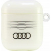 Audi Audi IML Geometric Pattern AirPods 1/2, kryt bílá/bílá AU-IMLAP-A6/D3-WE