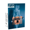 Zado Leather Waist Belt with Hand and Leg Cuffs Black