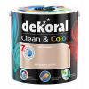 Farba na - Dekoral CLEAN COLOR 2,5L Zamatovo saténový dotyk (Farba na - Dekoral CLEAN COLOR 2,5L Zamatovo saténový dotyk)