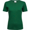 Tee Jays | 580, Dámske tričko Interlock, zelená forest, L