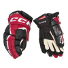 CCM Rukavice CCM Jetspeed FT6 Pro SR, čierna-červená-biela, Senior, 15