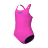 Arena Girls Solid Team Swim Pro Swimsuit Shocking Pink 11-12 rokov
