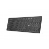 C-TECH klávesnice CZ/SK KB-201-BL, nízkoprofilová, podsvícení, USB, CZ/SK C-Tech