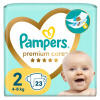 Pampers Premium Care Plienky veľkosť 2, 4 kg – 8 kg, 23 kusov