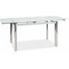 Casarredo Jedálenský stôl GD-020 rozkladací biely