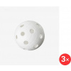 Unihoc Ball Crater white 3 ks