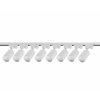 Kolajnicové led svietidla - UPAIR Universal Final Cap 2 ks. Chrome mat t (UPAIR Universal Final Cap 2 ks. Chrome mat t)