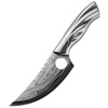 IZMAEL Kuchynský sekací nôž Fukaja Strieborná/Vzor/Bez puzdra 13.5 cm