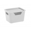 Tontarelli Úložný box BELLA L s vekom - 1,9 l šedá 803452910D