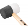 Kladivo Strend Pro HM232 680 g, 300 mm, guma, BlackWhiteHlava, dřevěná rukojeť