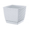 Prosperplast Ratolla Square Drlk 25,0 cm biely