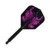 Condor Letky AXE Tribal Butterfly - Small - Long - Clear Black CN489