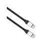 Solight magnetický USB-C 3.1 kabel, USB-C konektor - USB-C konektor, 1m (SSC2101)