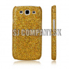 Zadný kryt Samsung Galaxy S III – Glittery – zlatá