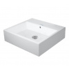 Duravit Vero Air - Umývadlo, 50x47 cm, s prepadom, bez otvoru na batériu, WonderGliss, biela 23505000601