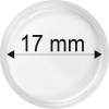 Plastové kapsule na mince o priemere 17 mm - 10 ks