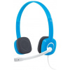Logitech Headset Stereo H150/ drôtové slúchadlá + mikrofón/ 3,5 mm jack/ modrá