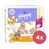4x BELLA HAPPY Plienky jednorazové 2 Mini (3-6 kg) 78 ks - BIG PACK VP-F027272