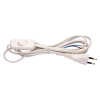 Flexo kabel 2x0,75mm s vypínačem - 2m
