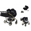 JUNAMA Diamond S Duo + 2x Cosmo i-Size 02 black/gold 2025
