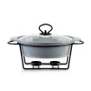 Keramický hrniec s pokrievkou a ohrievacím krúžkom MODERN KITCHEN 1,25 l