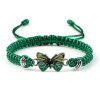 Náramek Zelený motýlek 3119 - Zelená