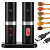 Elektrický mlynček na soľ a korenie, sada, USB-C