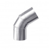 Komínové nerezové koleno 60° - ø 140mm, tl. mat. 0,5mm
