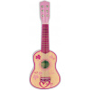 Bontempi Klasická drevená gitara 55 cm v dievčenskej ružovej farbe 225572