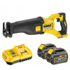 DCS388T2 DeWALT 54VOLT FLEXVOLT AKU MEČOVÁ PILA, 2 X 6,0Ah AKU XR LI-ION 54/18VOLT, NABÍJEČKA, KUFR STANDARD