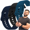 Sada: 3x remienok pre Huawei Watch GT 2 3 4 46 mm pro 48 mm se gt2 gt4 sport