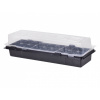Nohel garden Minipařeniště MEDIUM 18 otvorů černé 47x16x12cm