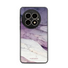 Lesklý kryt Mobiwear Glossy - OnePlus 13 - G028G - Bílý a fialový mramor (Prémiové lesklé pouzdro, obal, kryt Mobiwear Glossy na mobil OnePlus 13 - G028G - Bílý a fialový mramor, materiál Plast + TPU
