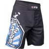 TOP TEN MMA MMA-Shorts “Sunrise” - size XL = 190 cm, black-yellow Size: XL, 190 cm, Color: Black - Blue, Gloves cut: Without Label