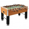 zahrada-XL Stolný futbal oceľ 60 kg 140x74,5x87,5 cm bledohnedý a čierny 92502