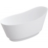 Omnires Neo M+ voľne stojaca vaňa 158x72 cm oválne biela NEO158SWWBP