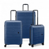 Cestovné kufre set 3ks Modo by Roncato Supernova S, M, L 223 L modrá