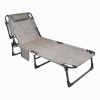 Skladacie lehátko, sivé, 189,5 x 58,5 x 33,5 cm