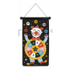Magnetický terč Cirkus Circus Magnetic Dart Game Janod obojstranný so 6 magnetickými šípkami od 4 rokov