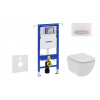 Geberit Duofix Set predstenovej inštalácie, klozetu a dosky Ideal Standard Tesi, tlačidla Sigma50, Rimless, SoftClose, alpská biela 111.355.00.5 NE8