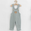 Dojčenské zahradníčky New Baby Luxury clothing Oliver sivé 74 (6-9m) Sivá