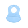 BABYONO Podbradník mäkký plastový s vreckom bez BPA Variant: BABYONO Podbradník mäkký plastový s vreckom bez BPA blue 6m+