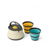 Kempingová kanvica Sea To Summit Frontier UL Collapsible Kettle Cook Set with 2 cups