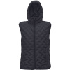 CERVA NEURUM / Perová zimná vesta s kapucňou - čierna XXL