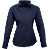 Premier Košile PR 300, popelínová, dlouhý rukáv, dámská COT3903000032i-navy Navy 4XL