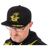 Black Cat Šiltovka Black Flat Peak Cap