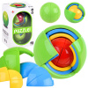 mamido Logická hra GUĽA 3D PUZZLE hlavolam Lopta – farebná hádanka GR0067